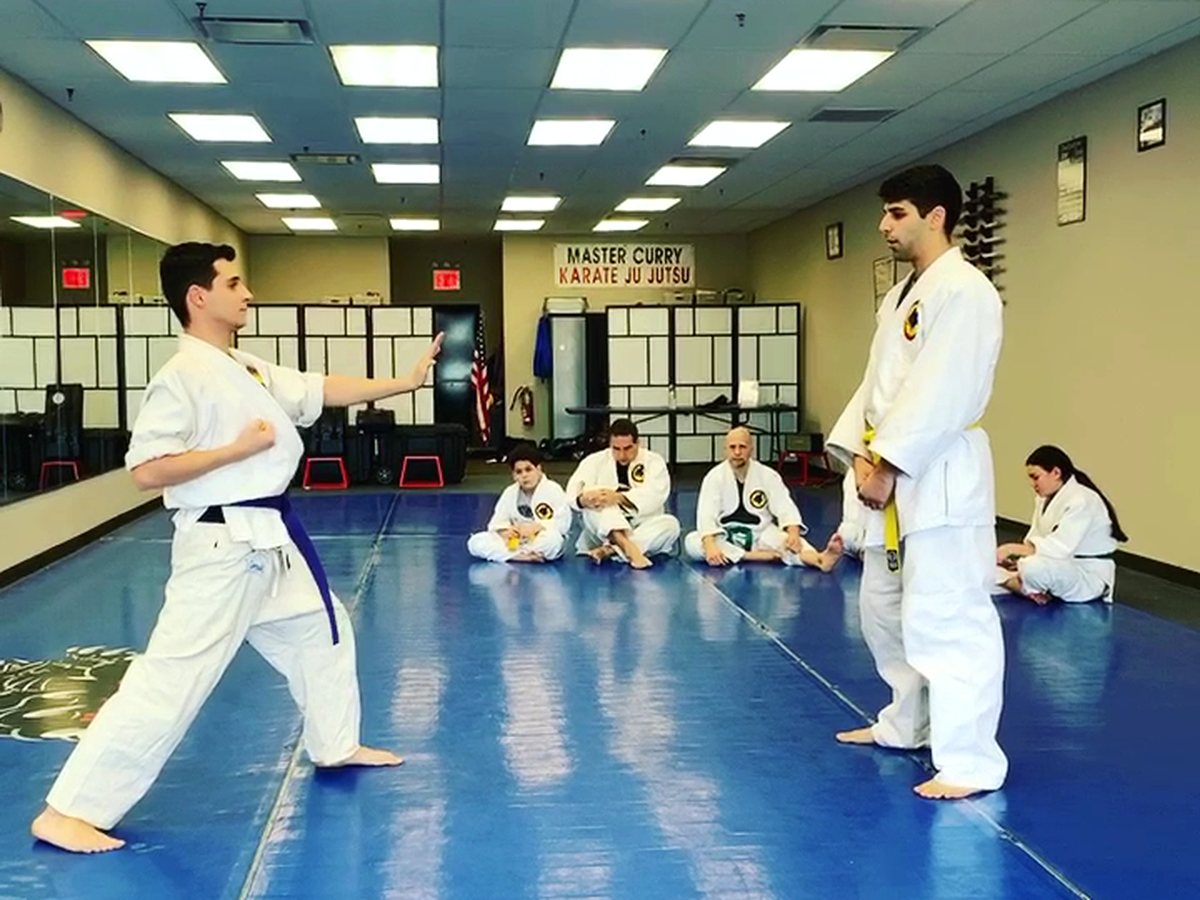 Class at Master Curry Karate Jujutsu Ryu