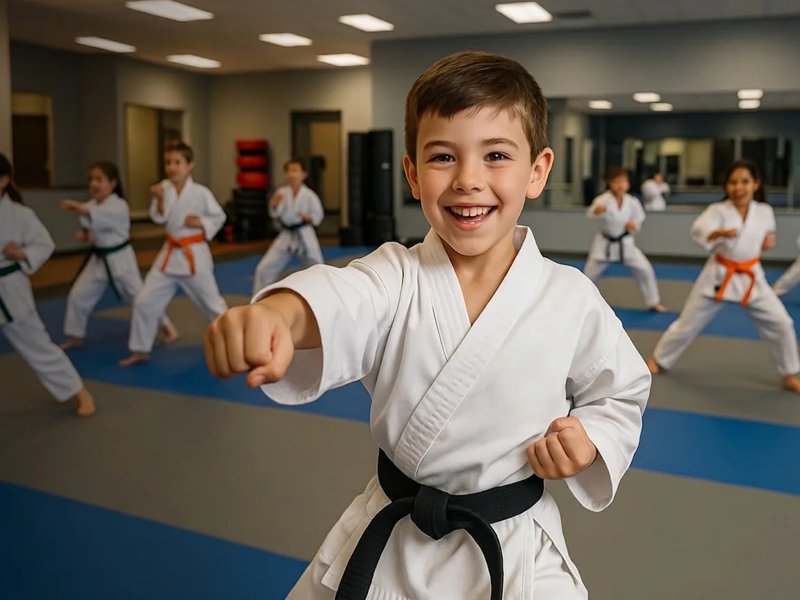 Class at Samurai Karate Dojo